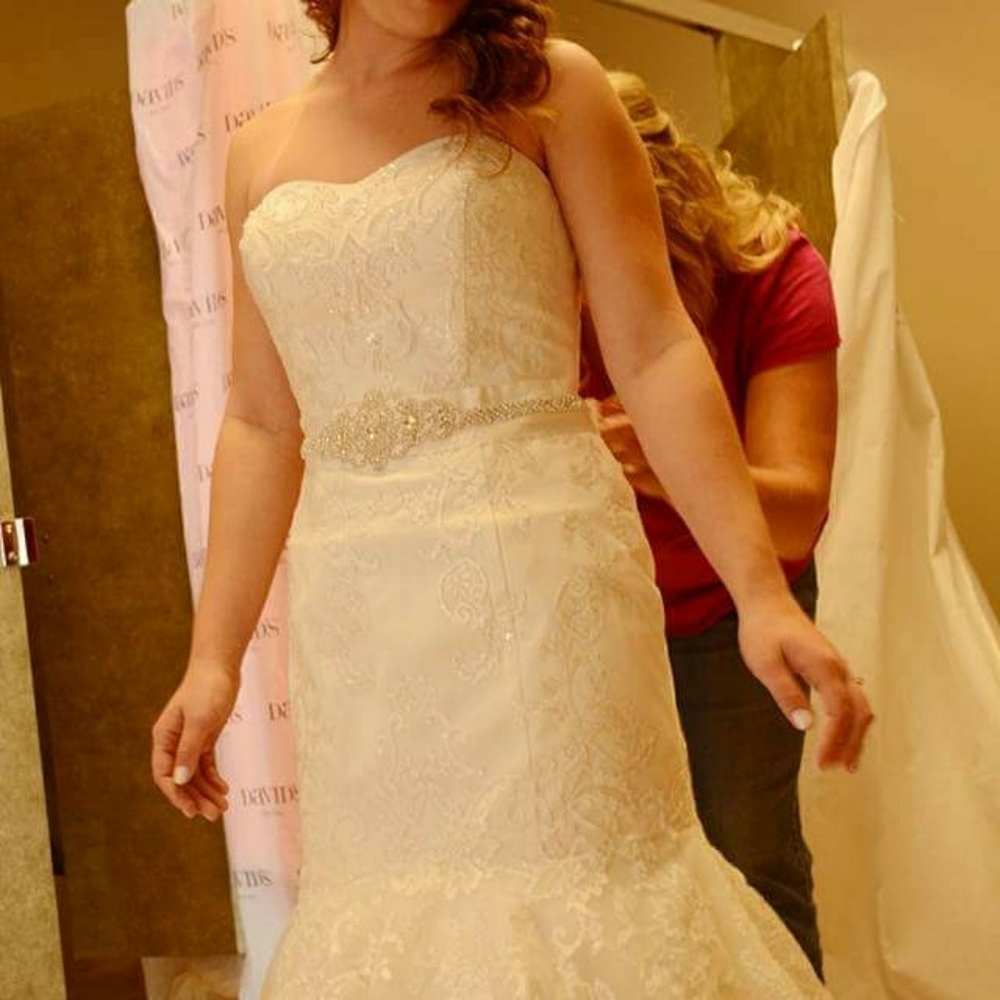wedding dress, sash - Picture 2 of 4